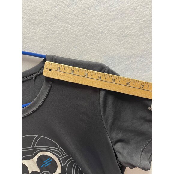 Flying Monkeys Shirt Tee Woman's Size Small Gray Dry Fit Tee Short Sleeve - Picture 10 of 12